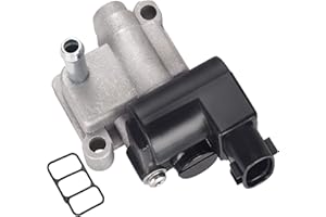 PUENGSI IAC Idle Air Control Valve IACV 16022P8AA03 with Gasket IAC Valve Compatible With 3.0L 3.2L 3.5L 1997 1998 1999 2000 2001 2002 2003 Honda Accord Odyssey Pilot CR-V Acura CL TL MDX V6