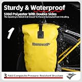 Rhinowalk Bike Pannier Bag Waterproof 22L for Bicycle Cargo Rack Yellow view 3