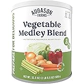 Augason Farms Vegetable Medley Blend Can, Emergency Food Supply, Everyday Meals, 131 Servings