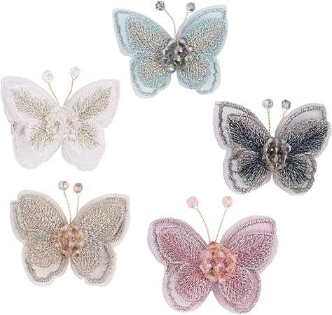 Amazon Frcolor ヘアピン 蝶 ヘアクリップ 髪飾り かわいい 髪留め 誕生日 発表会 七五三 女の子 ヘアアクセサリー 5個セット 混合色 Frcolor ヘアピン 通販