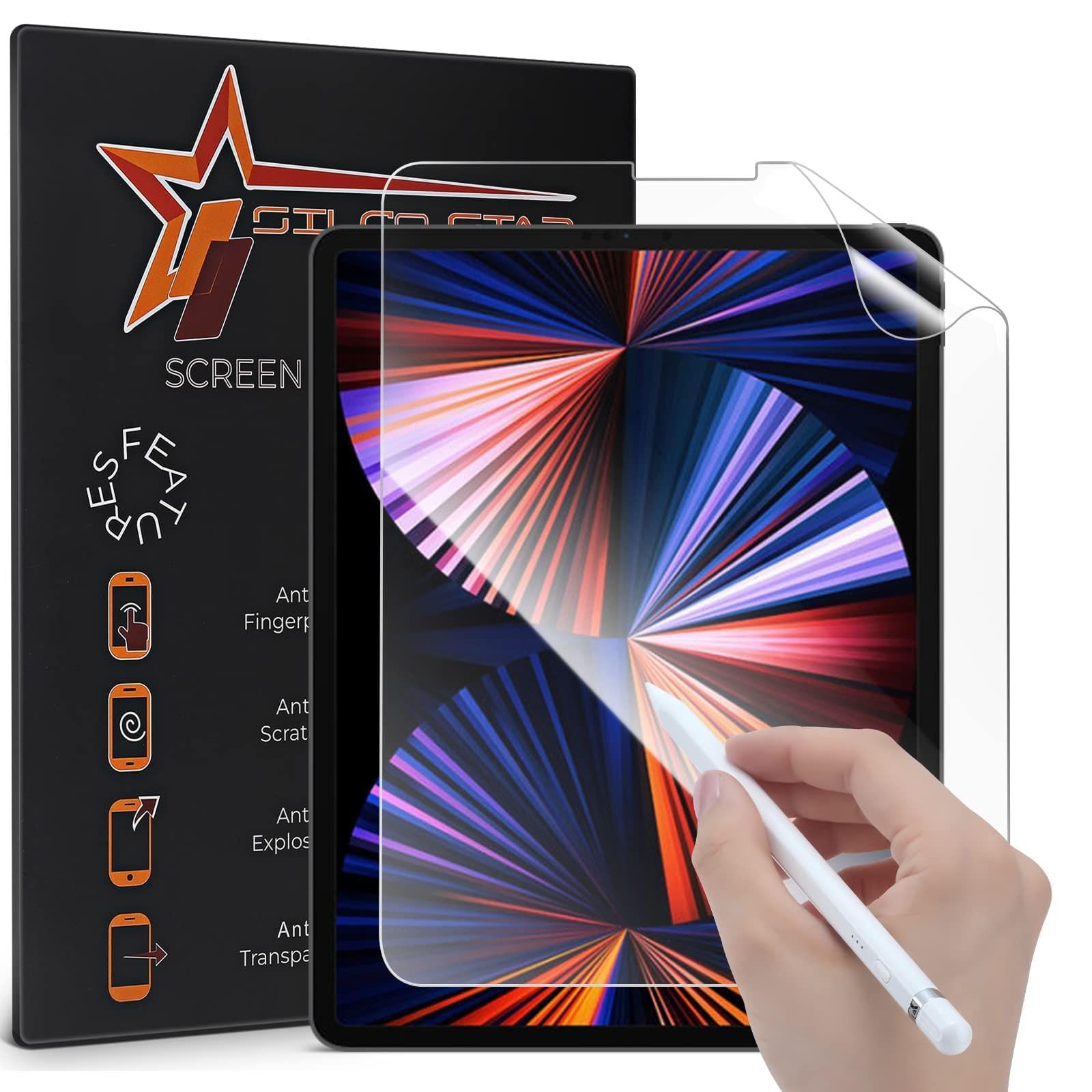 SILCOSTAR [2 PACK Paper film Screen Protector-Drawing & Writing- For iPad Pro 11" (2020) -Ultra Clear Paper Screen Protector Guard Cover For Apple iPad Pro (11-inch, 2nd generation)