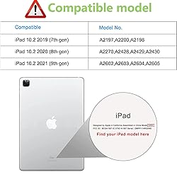 TiKeDa 2 Pack Screen Protector for iPad 9th 8th 7th