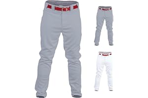 Rawlings | PRO 150 Series Baseball Pants | Full Length Semi-Relaxed Fit | Youth Sizes | Solid | Multiple Colors