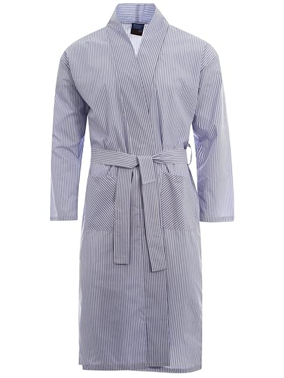 Herren Morgenmantel Bademantel Gewickelt Hausanzug Leicht Baumwoll-polyester Kleider M - XXL