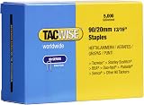 Tacwise 0307 Type 90 20mm Galvanised Narrow Crown Staples Pack 5000