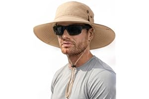 FURTALK Sun Hats for Men Fishing Hat UPF 80+ Foldable Wide Brim Outdoor Hiking Beach Summer Hats
