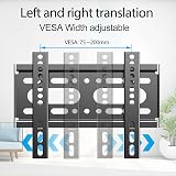 JXMTSPW Fixed TV Wall Mount 14-42 Inch Ultra Slim 0.6 in 25kg VESA 75x75-200x200 view 5