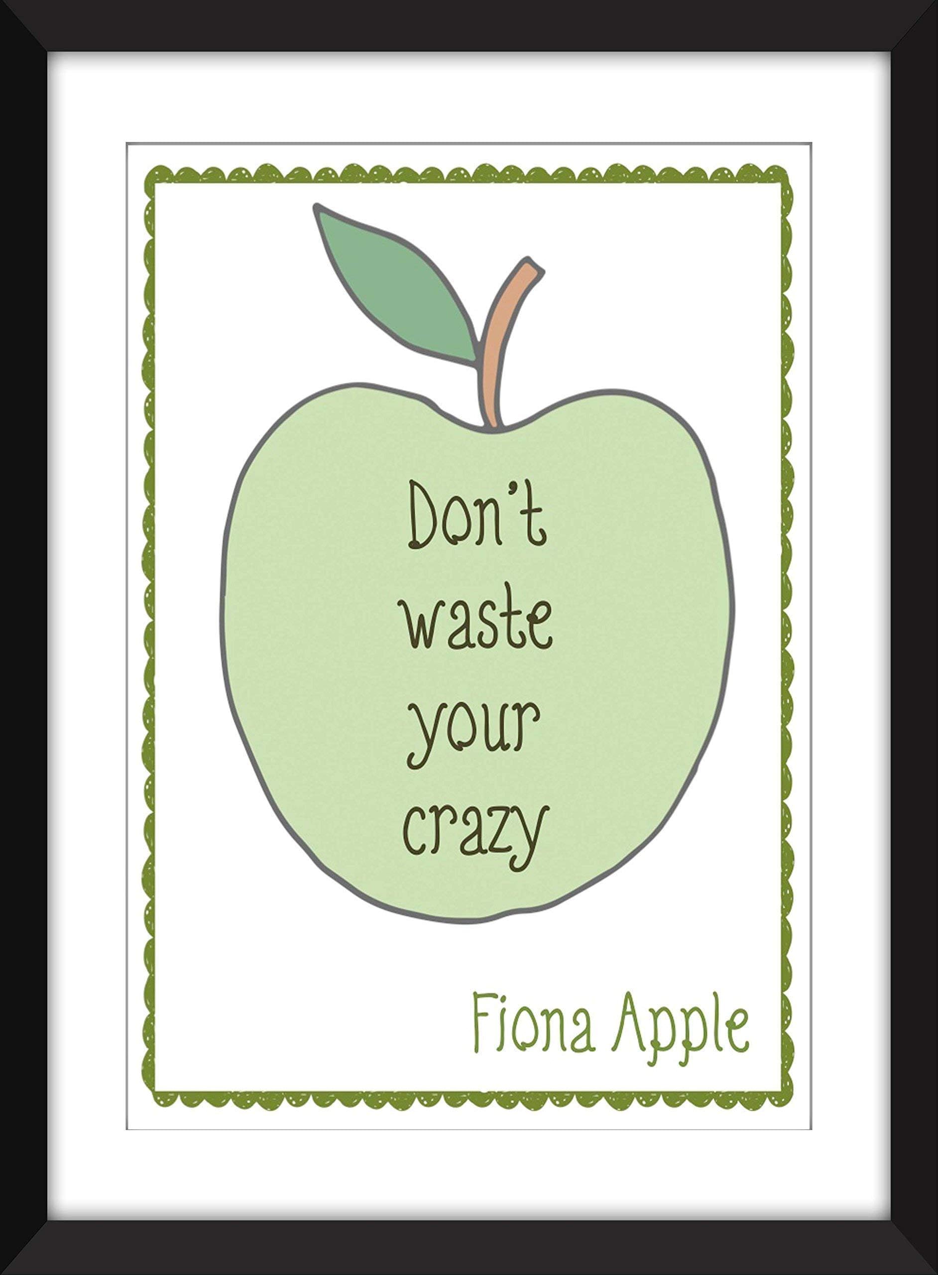 Fiona Apple"Don't Waste Your Crazy" Unframed Print