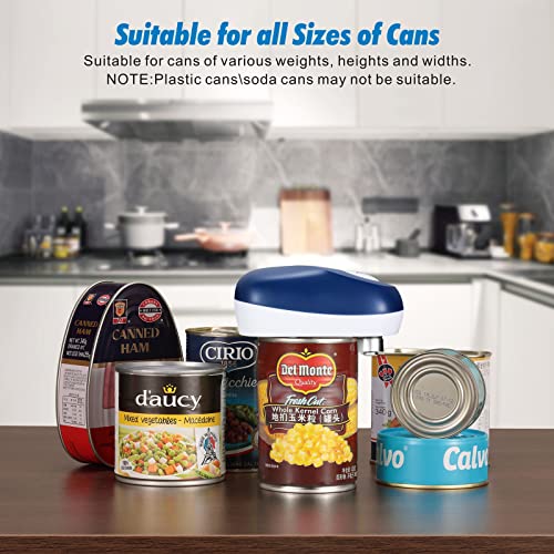 Electric Can Opener by Miss Tanlow, One Press to Open Can, No Sharp