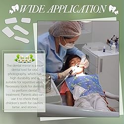 10 Pieces Dental Mouth Mirror Occlusal Reflector