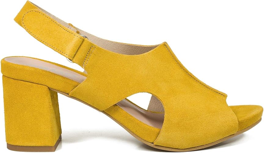 zapatos mostaza mujer