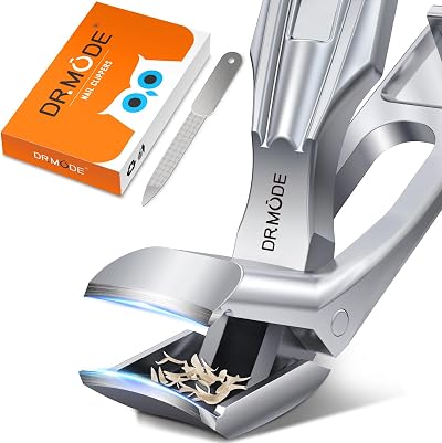 DRMODE Angled Head Nail Clippers for Thick Nails Large German Toenail Clippers