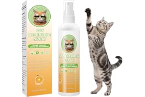 Moodyin Cat Repellent Spray(5.92 fl oz), Natural Formula for Urine Marking & Scratch Deterrent Spray, Safe for Furniture & Plants, Effective Indoor and Outdoor Training Aid