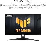 ASUS TUF Gaming VG27AQ3A 27" QHD 180Hz Fast IPS Gaming Monitor ELMB Sync G-Sync view 7