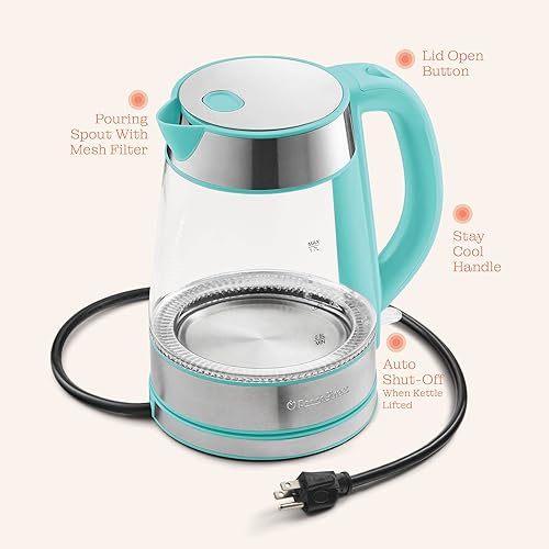 Speed-Boil Water Electric Kettle, 1500W, Coffee Tea Kettle