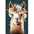 Apcufir Alpaca Diamond Painting Kits For Adults,Cute Animals Diamond Art Kits For Beginner Round Full Drills,Paint With Diamonds Gem Art Diamond Dots For Home Wall Decor 12X16 Inch &ndash