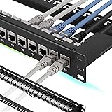 Rapink Patch Panel 24 Port Cat7 with Inline