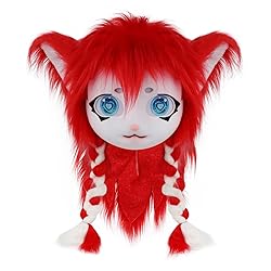 hbbhml Animal Cat Head Mask Fursuit Cute Plush