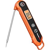ThermoPro Digital Instant Read Meat Thermometer for Grilling Waterproof Kitchen Food Thermometer with Calibration & Backlight