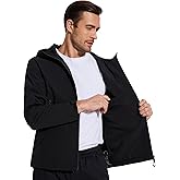 romansong Mens Rain Jackets with Hood Unisex Waterproof Shell Jacket Lightweight Raincoat for Cycling Golf Hiking Outdoors