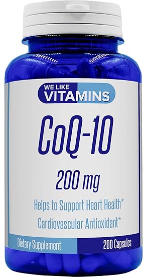Amazon.com: CoQ10 200mg 200 Capsules Max Strength Best Value CoQ-10