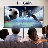 OWill 100 Inch Portable Projector Screen 16:9 HD with Tripod for Home Cinema view 5