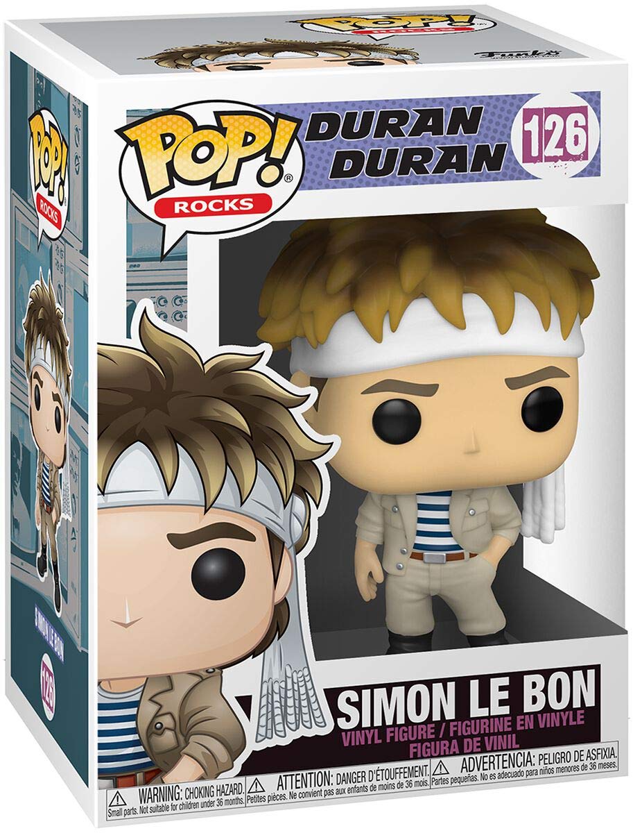 Funko POP! Rocks Duran-Simon Le Bon - Duran Duran - Collectable Vinyl Figure - Gift Idea - Official Merchandise - Toys for Kids & Adults - Music Fans - Model Figure for Collectors and Display