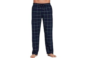 CYZ Men's 100% Cotton Super Soft Flannel Plaid Pajama Pants