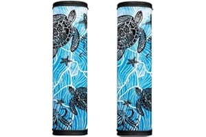 Horeset Aesthetic Sea Turtle Luggage Handle Wrap for Men Women, Soft Handle Grip Identifier Refrigerator Door Handle Covers, Luggage Markers Airport Travel Accessories