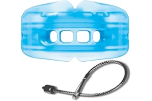 Shock Doctor Braces Football Mouth Guard, Upper & Lower Teeth Protection, Adult/Youth Sizes with Helmet Strap, Mouthguard for Sports, Football, Hockey, Lacrosse, Baseball, Wrestling, More