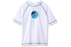 Kanu Surf Boys' Paradise UPF 50 Sun Protective Rashguard Swim Shirt