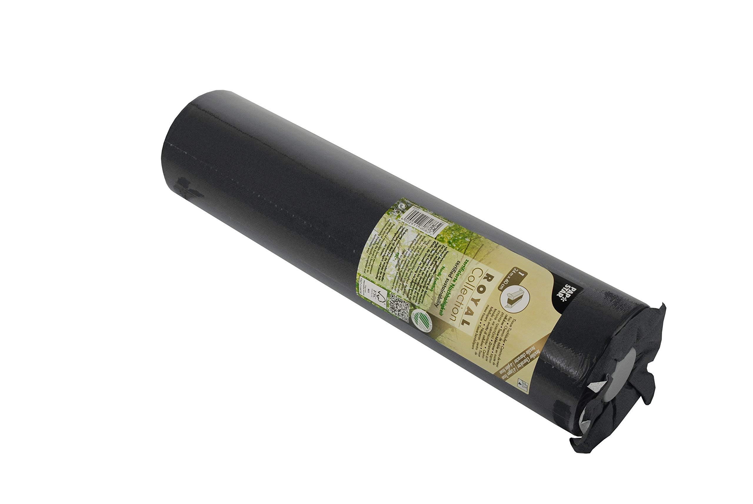 PAPSTAR, Table Runner, Fabric ROYAL Collection 24 m x 40 cm, Grey, 84317