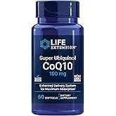 Life Extension Super Ubiquinol CoQ10, Heart Health Supplement, Cell Energy, oxidative Stress Defense, Maximum Absorption, 100 mg, Non-GMO, Gluten-Free, 60 softgels