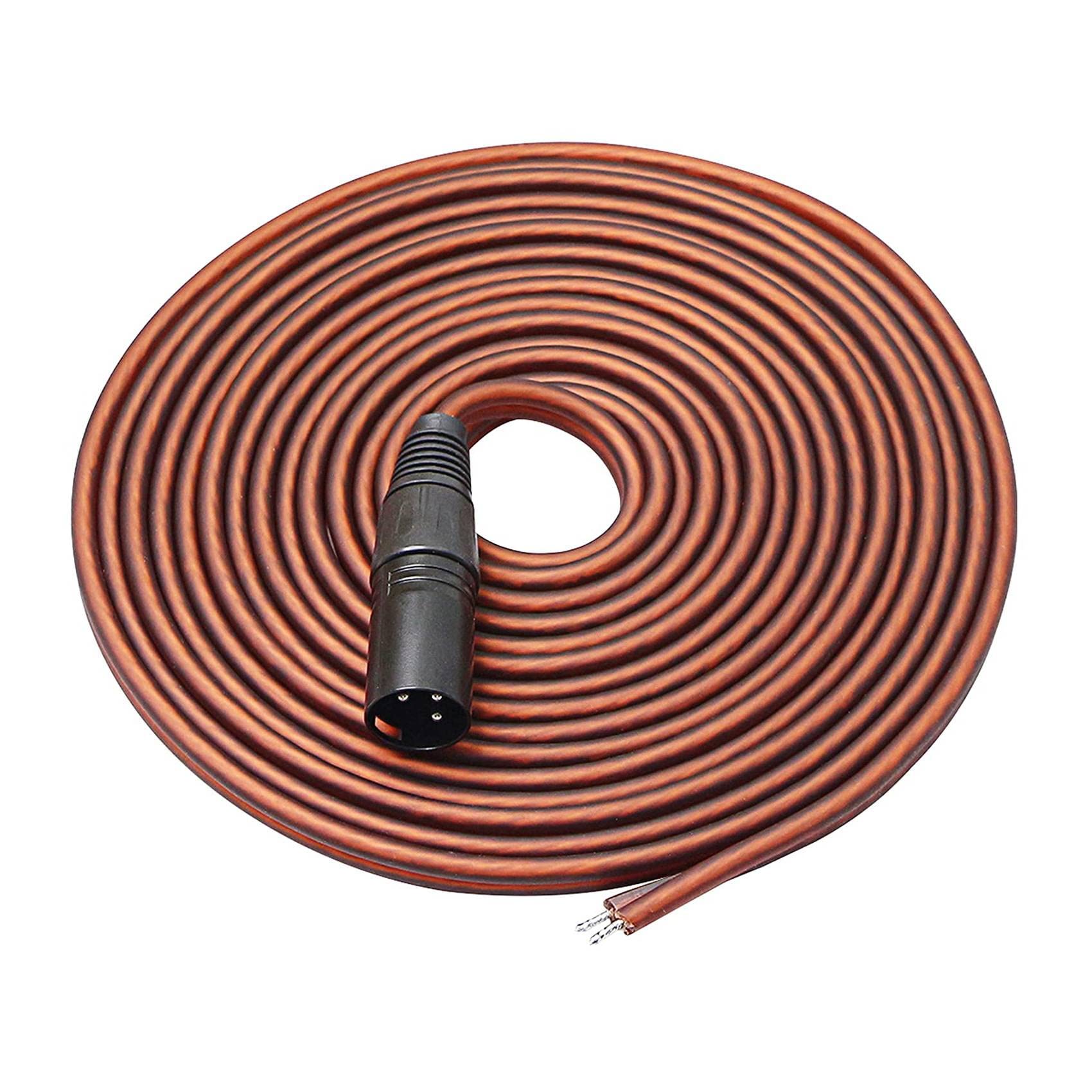 Stroagymoon XLR Speaker Cable, Speaker Bare Wire to XLR Plug Gold Plated XLR 3 Pin Male Connector Replacement Audio Cable Open End