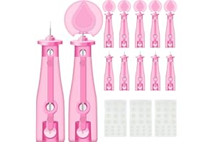 100 Pcs Sterile Acne Lancet & 72 Pimple Patches Kit, Disposable Lancets (3mm Fine Tip) for Facial Extraction, Blackhead Remov