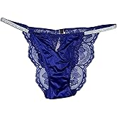 Victoria's Secret Micro Lace Shine Strap Cheekini/Cheeky Panty Color Night Ocean/Blue New