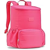 Fit & Fresh Insulated Backpack Soft Cooler – Leak-Resistant Beach & Travel Bag for Women, 24 Can Capacity Picnic & Cooler Bag