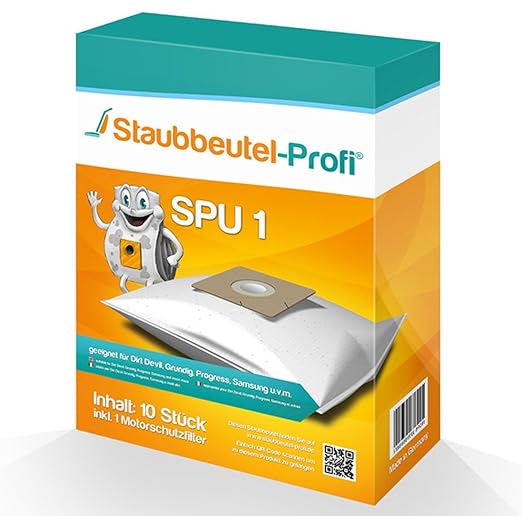 10 Staubsaugerbeutel geeignet für Dirt Devil DD 7071-3 rebel 73HF inkl. Feinfilter von Staubbeutel-Profi®