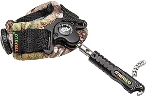 TRUGLO Detonator Single-Jaw Accurate Ultra-Quiet Ultra-Smooth Micro-Adjustable Archery Release Aid with BOA Fit System