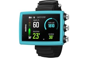 SUUNTO Eon Core Wrist Computer with USB, Compact Dive Computer with Brightness Screen, Easy to Read in Darkness Underwater, Long Battery Life, Aqua Blue