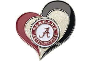 aminco NCAA unisex-adult Swirl Heart Pin