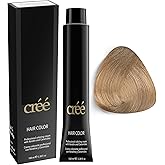Cree Professional 9.7 - Very Light Sand Blond Permanent Hair Color - Long Lasting, Rich Vibrant - Gray Coverage 100ml - 3.4 fl.oz.