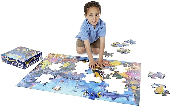 MELISSA & DOUG UNDERWATER FLOOR PUZZLE – 48 PIECES