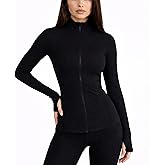 NewestNova Women’s Yoga Jacket, Slim Fit Lightweight Zip-Up Active Jacket for Workout, Running & Everyday Wear