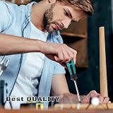 YUFANYA 10Pcs Screwdriver Set Magnetic CRV Heavy Duty 5 Flat 5 Phillips Carry view 4