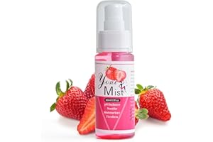 AROMLIFE Yoni Mist Feminine Spray Deodorant with Strawberry Oil and Probiotics, 2 Fl Oz for Vaginal Odor Eliminator, Feminine Deodorant Suppositories, Natural Spray Deodorants for Women pH Balance