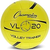 Champion Sports Volley Trainer Ball, Yellow, 8