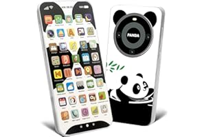 UIBYT Kids Phone with 10,000+ Educational Content, Rechargeable Toddler Learning Phone with Music & Sounds, Pretend Play Cell Phone for Boys & Girls Ages, Best Gift for Toddler Toys