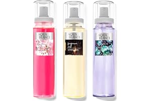 AQUA BLANCE Body Spray, Fragrance Mist for Women, Pack of 3, Each 3.9 Fl Oz, Total 11.7 Fl Oz, Cherry Blossoms