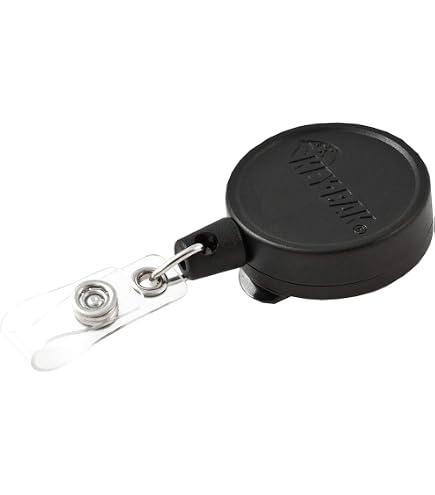KEYBAK Retractable Key Reel Keychain - Carabiner - GREEN Cord 24\" - Clear Frost - Sidekick Carries Up To 4oz (~5 Keys) NO Id Badge Strap
